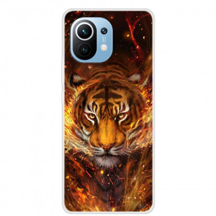 Coque Xiaomi Mi 11 Tigre de Feu