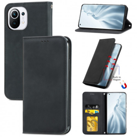 Flip Cover Xiaomi Mi 11 Simili Cuir Vintage Flip Cover Xiaomi Mi 11 Simili Cuir Vintage