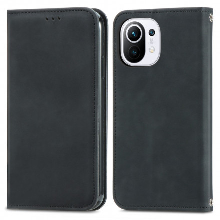 Flip Cover Xiaomi Mi 11 Simili Cuir Vintage Flip Cover Xiaomi Mi 11 Simili Cuir Vintage