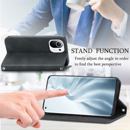 Flip Cover Xiaomi Mi 11 Simili Cuir Vintage Flip Cover Xiaomi Mi 11 Simili Cuir Vintage