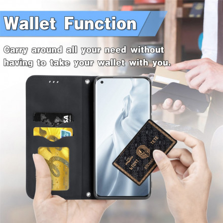 Flip Cover Xiaomi Mi 11 Simili Cuir Vintage Flip Cover Xiaomi Mi 11 Simili Cuir Vintage