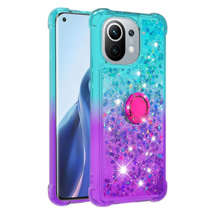 Coque Xiaomi Mi 11 Paillettes Anneau-Support Coque Xiaomi Mi 11 Paillettes Anneau-Support