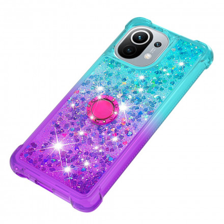 Coque Xiaomi Mi 11 Paillettes Anneau-Support Coque Xiaomi Mi 11 Paillettes Anneau-Support