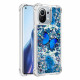 Coque Xiaomi Mi 11 Papillons Bleus Paillettes Coque Xiaomi Mi 11 Papillons Bleus Paillettes