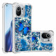 Coque Xiaomi Mi 11 Papillons Bleus Paillettes Coque Xiaomi Mi 11 Papillons Bleus Paillettes