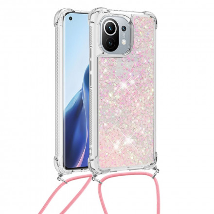 Coque Xiaomi Mi 11 Paillettes à Cordon Coque Xiaomi Mi 11 Paillettes à Cordon