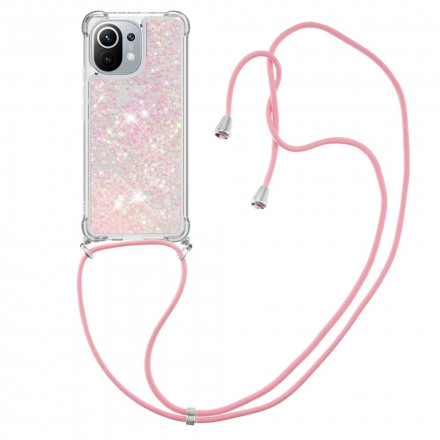 Coque Xiaomi Mi 11 Paillettes à Cordon Coque Xiaomi Mi 11 Paillettes à Cordon