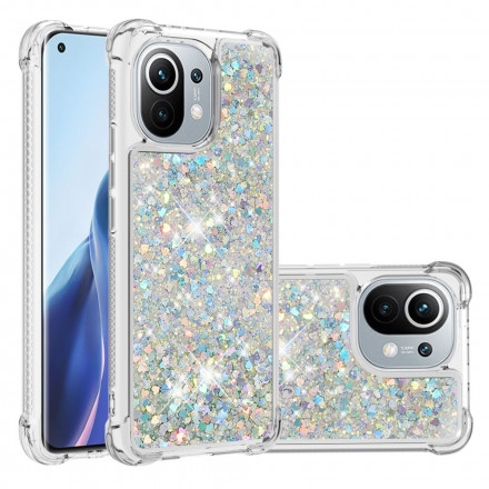 Coque Xiaomi Mi 11 Paillettes Design Coque Xiaomi Mi 11 Paillettes Design