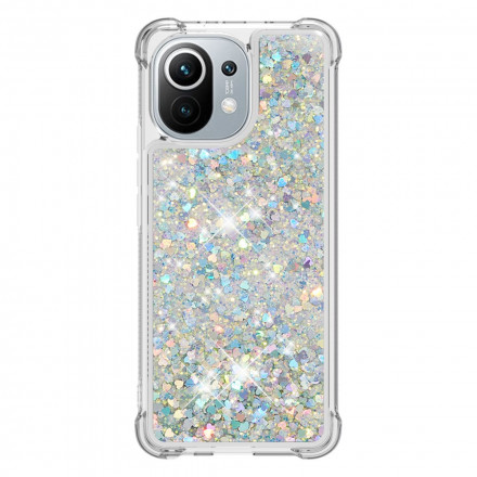 Coque Xiaomi Mi 11 Paillettes Design Coque Xiaomi Mi 11 Paillettes Design