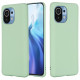Coque Xiaomi Mi 11 Silicone Liquide Avec Lanière Coque Xiaomi Mi 11 Silicone Liquide Avec Lanière