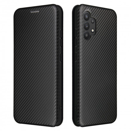 Flip Cover Samsung Galaxy A32 4G Fibre Carbone Flip Cover Samsung Galaxy A32 4G Fibre Carbone