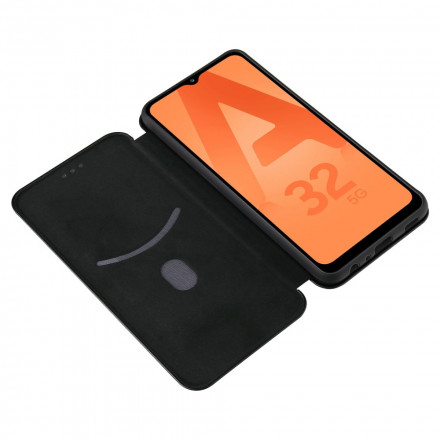 Flip Cover Samsung Galaxy A32 4G Fibre Carbone Flip Cover Samsung Galaxy A32 4G Fibre Carbone