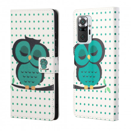 Housse Xiaomi Redmi Note 10 Pro Hibou Endormi Housse Xiaomi Redmi Note 10 Pro Hibou Endormi