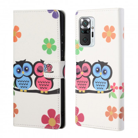 Housse Xiaomi Redmi Note 10 Pro Couple de Hiboux Housse Xiaomi Redmi Note 10 Pro Couple de Hiboux