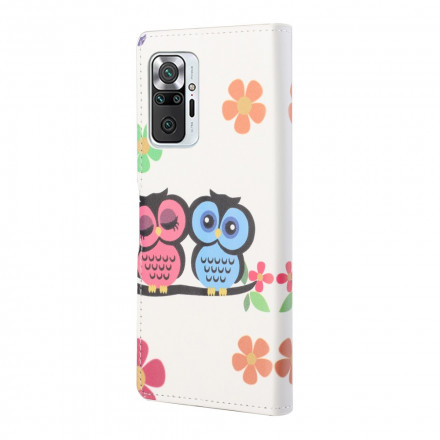 Housse Xiaomi Redmi Note 10 Pro Couple de Hiboux Housse Xiaomi Redmi Note 10 Pro Couple de Hiboux