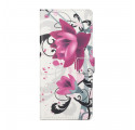 Housse Xiaomi Redmi Note 10 Pro Tropical Flowers