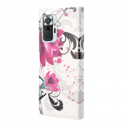 Housse Xiaomi Redmi Note 10 Pro Tropical Flowers Housse Xiaomi Redmi Note 10 Pro Tropical Flowers