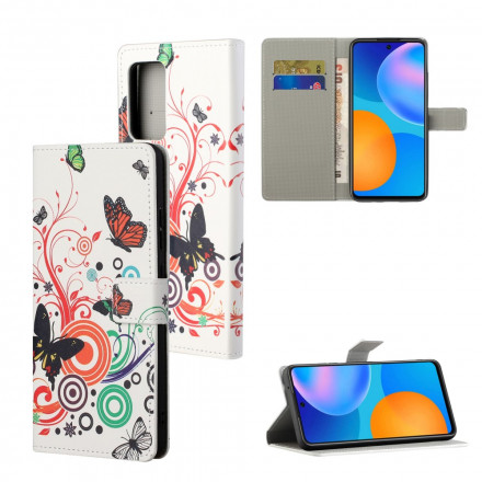 Housse Xiaomi Redmi Note 10 Pro Papillons et Fleurs Housse Xiaomi Redmi Note 10 Pro Papillons et Fleurs