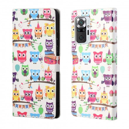 Housse Xiaomi Redmi Note 10 Pro Multiples Hiboux Housse Xiaomi Redmi Note 10 Pro Multiples Hiboux