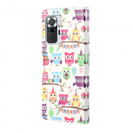 Housse Xiaomi Redmi Note 10 Pro Multiples Hiboux Housse Xiaomi Redmi Note 10 Pro Multiples Hiboux