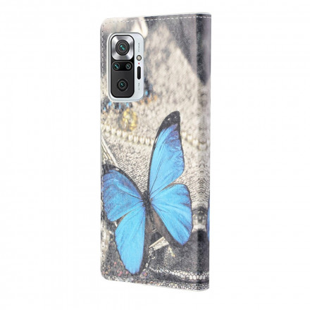 Housse Xiaomi Redmi Note 10 Pro Papillon Bleu Housse Xiaomi Redmi Note 10 Pro Papillon Bleu