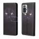 Housse Xiaomi Redmi Note 10 Pro Yeux de Chat Noir à Lanière Housse Xiaomi Redmi Note 10 Pro Yeux de Chat Noir à Lanière