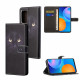 Housse Xiaomi Redmi Note 10 Pro Yeux de Chat Noir à Lanière Housse Xiaomi Redmi Note 10 Pro Yeux de Chat Noir à Lanière