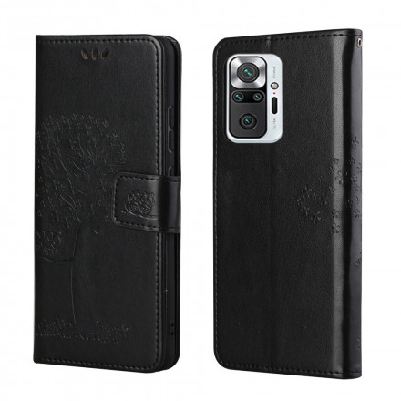 Housse Xiaomi Redmi Note 10 Pro Arbre et Hiboux à Lanière Housse Xiaomi Redmi Note 10 Pro Arbre et Hiboux à Lanière