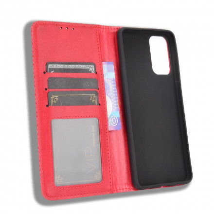 Flip Cover Samsung Galaxy A32 4G Effet Cuir Vintage Stylisé Flip Cover Samsung Galaxy A32 4G Effet Cuir Vintage Stylisé