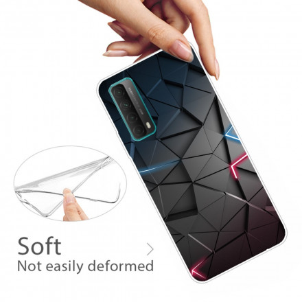 Coque Huawei P smart 2021 Flexible Géométrie coloré