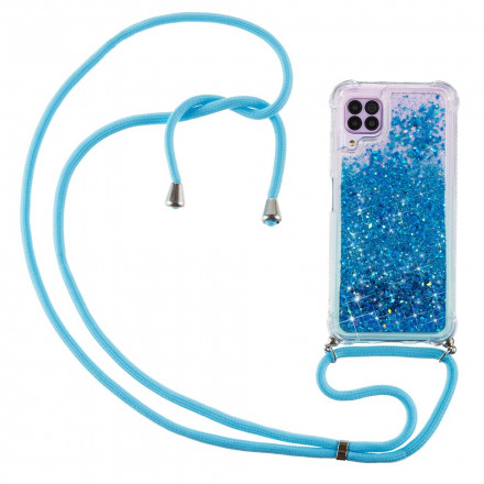Coque Samsung Galaxy A12 Paillettes avec Cordon Coque Samsung Galaxy A12 Paillettes avec Cordon