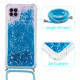 Coque Samsung Galaxy A12 Paillettes avec Cordon Coque Samsung Galaxy A12 Paillettes avec Cordon