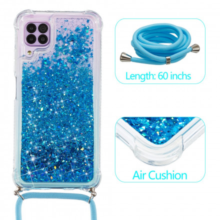 Coque Samsung Galaxy A12 Paillettes avec Cordon Coque Samsung Galaxy A12 Paillettes avec Cordon