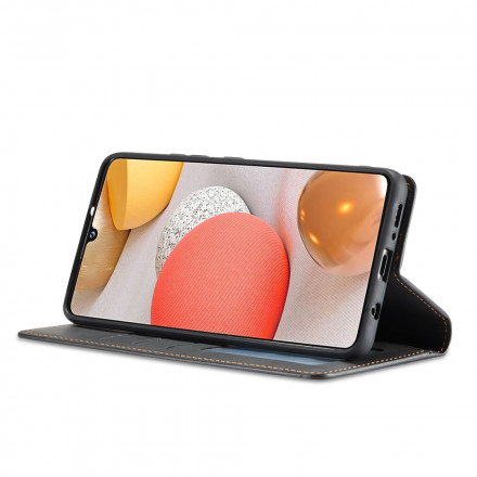 Flip Cover Samsung Galaxy A12 Effet Cuir FORWENW Flip Cover Samsung Galaxy A12 Effet Cuir FORWENW