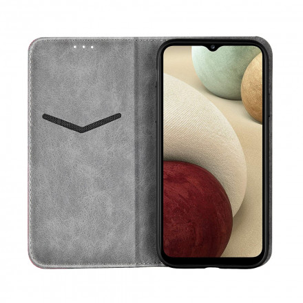Flip Cover Samsung Galaxy A12 Bicolore Effet Cuir Flip Cover Samsung Galaxy A12 Bicolore Effet Cuir