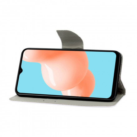 Housse Samsung Galaxy A12 Tigre avec Lanière Housse Samsung Galaxy A12 Tigre avec Lanière