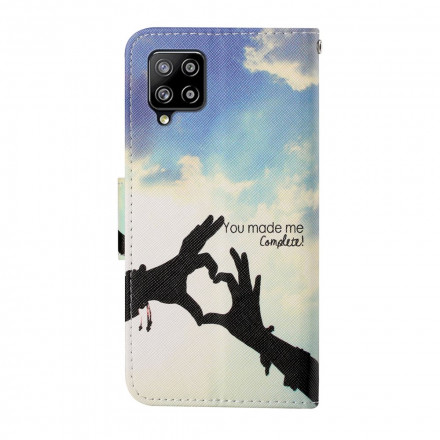 Housse Samsung Galaxy A12 Complete avec Lanière Housse Samsung Galaxy A12 Complete avec Lanière