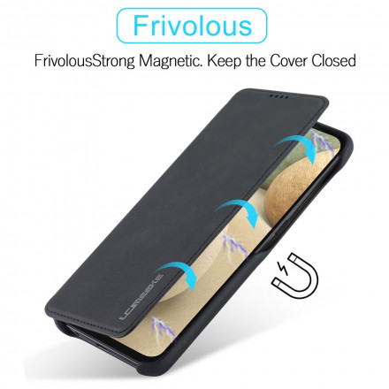 Flip Cover Samsung Galaxy A12 LC.IMEEKE Effet Cuir Flip Cover Samsung Galaxy A12 LC.IMEEKE Effet Cuir