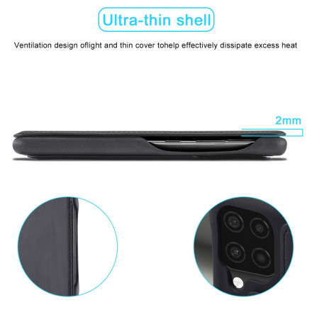 Flip Cover Samsung Galaxy A12 LC.IMEEKE Effet Cuir Flip Cover Samsung Galaxy A12 LC.IMEEKE Effet Cuir