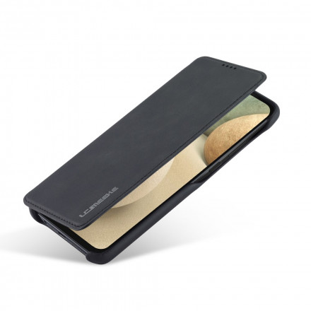 Flip Cover Samsung Galaxy A12 LC.IMEEKE Effet Cuir Flip Cover Samsung Galaxy A12 LC.IMEEKE Effet Cuir