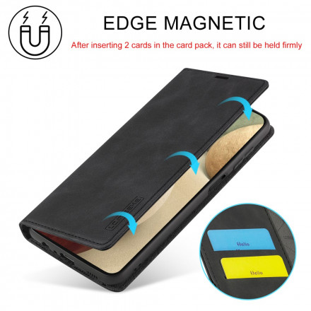 Flip Cover Samsung Galaxy A12 LC.IMEEKE Effet Cuir Flip Cover Samsung Galaxy A12 LC.IMEEKE Effet Cuir