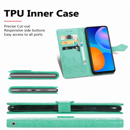 Housse Huawei P Smart 2021 Mandala Moyen Age Housse Huawei P Smart 2021 Mandala Moyen Age
