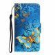 Housse Xiaomi Mi Note 10 / Note 10 Pro Variations Papillons à Lanière