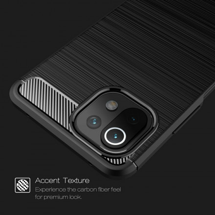 Coque Xiaomi M1 11 Lite / Mi 11 Lite 5G Fibre Carbone Brossée Coque Xiaomi M1 11 Lite / Mi 11 Lite 5G Fibre Carbone Brossée