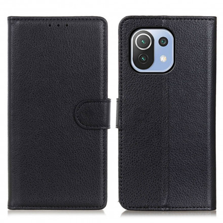 Housse Xiaomi Mi 11 Lite / Mi 11 Lite 5G Simili Cuir Litchi Traditionnel Housse Xiaomi Mi 11 Lite / Mi 11 Lite 5G Simili Cuir Litchi Traditionnel