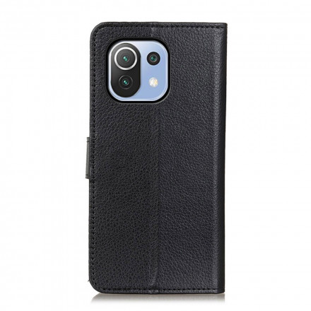 Housse Xiaomi Mi 11 Lite / Mi 11 Lite 5G Simili Cuir Litchi Traditionnel Housse Xiaomi Mi 11 Lite / Mi 11 Lite 5G Simili Cuir Litchi Traditionnel