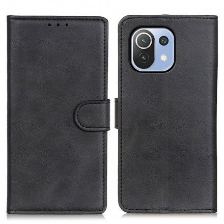 Housse Xiaomi Mi 11 Lite / Mi 11 Lite 5G Effet Cuir Mat Rétro Housse Xiaomi Mi 11 Lite / Mi 11 Lite 5G Effet Cuir Mat Rétro