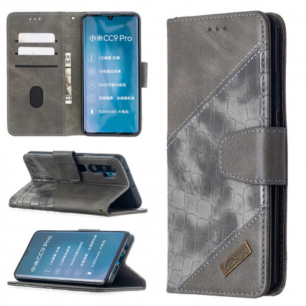 Housse Xiaomi Mi Note 10 / Note 10 Pro Effet Peau de Crocodile Classique Housse Xiaomi Mi Note 10 / Note 10 Pro Effet Peau de Crocodile Classique