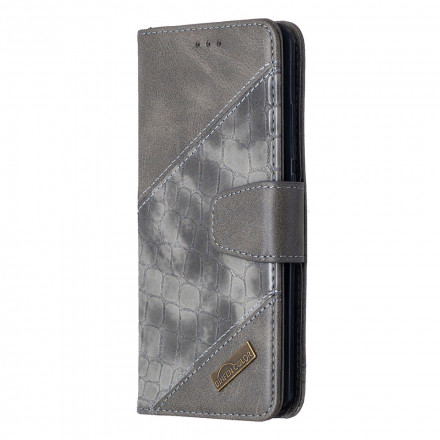 Housse Xiaomi Mi Note 10 / Note 10 Pro Effet Peau de Crocodile Classique Housse Xiaomi Mi Note 10 / Note 10 Pro Effet Peau de Crocodile Classique