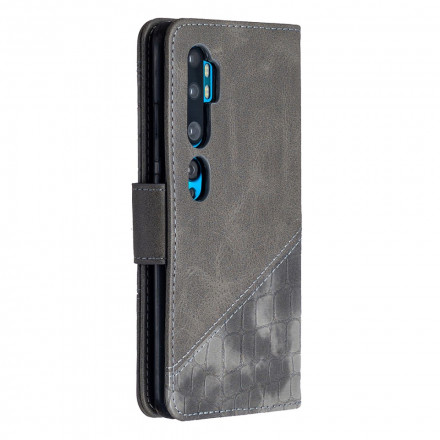 Housse Xiaomi Mi Note 10 / Note 10 Pro Effet Peau de Crocodile Classique Housse Xiaomi Mi Note 10 / Note 10 Pro Effet Peau de Crocodile Classique